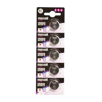 Maxell CR2032 lítium gombelem 3V 78mAh - 5 db