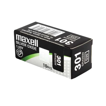 Maxell Ezüst-Oxid SR43SW (301) Gombelem - 1,55V (1 db)