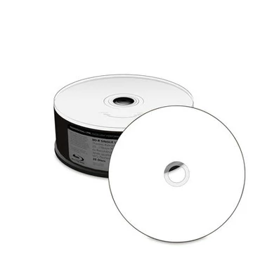 MediaRange Professional Line Blu-Ray BD-R 25GB 6X Termo retransfer Proselect nyomtatható lemez - fehér (25 db)