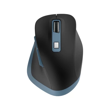 Omega OMC526 vezeték nélküli újratölthető egér Bluetooth 5.2 és 2.4GHz 800-2400 DPI - fekete/kék