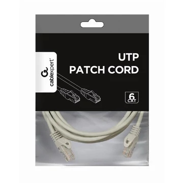 Gembird UTP Patch kábel CAT6 RJ45 csatlakozóval 3m - fehér