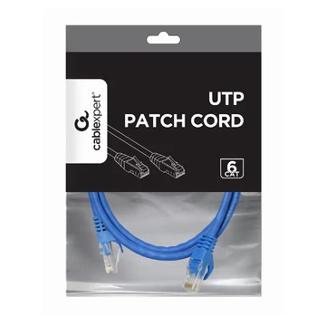 Gembird UTP Patch kábel CAT6 [RJ45] 1m, Kék