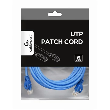 Gembird UTP Patch kábel CAT6 [RJ45] 3m, Kék