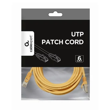 Gembird UTP Patch kábel CAT6 RJ45 3m - sárga
