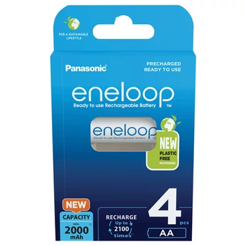 Panasonic Eneloop akku AA R6 Ni-Mh 2000 mAh (4) Blister