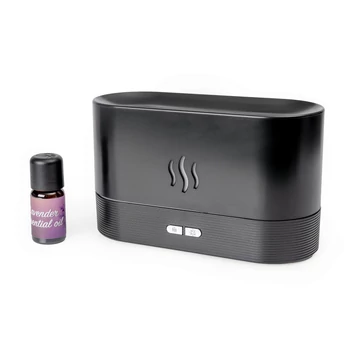 Platinet Flame aromadiffúzor és párásító 180ml 4,5W LED világítással - fekete