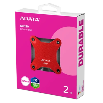 ADATA SD620 külső SSD 2TB USB 3.1 - piros