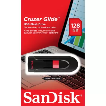 SanDisk Cruzer Glide 128GB Pendrive USB 2.0 (SDCZ60-128G-B35) - SDCZ60_128G_B35