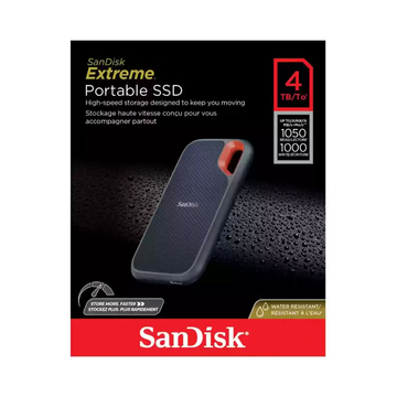 Sandisk Extreme Külső SSD 4TB V2 USB 3.2 Gen 2 (1050/1000 MB/s)
