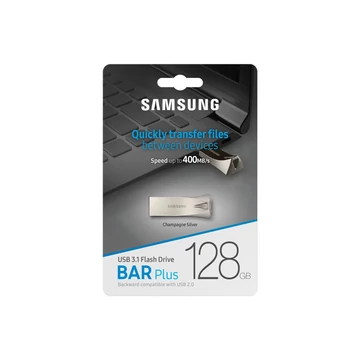 Samsung 128GB Bar Plus USB 3.1 Pendrive - Pezsgőszín (400MB/s) - MUF-128BE3/EU