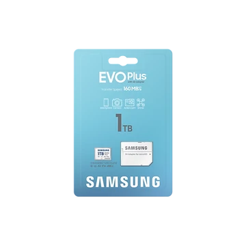 SAMSUNG EVO PLUS MICRO SDXC + ADAPTER 1TB CL10 UHS-I U3 (160 MB/s )