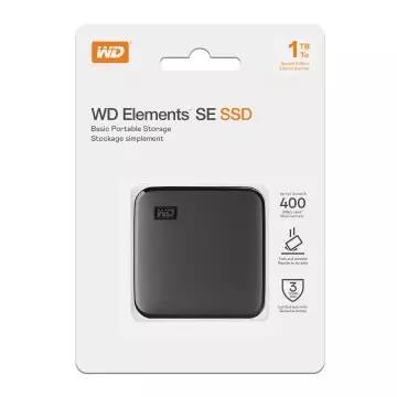 WDBAYN0010BBK-WESN WESTERN DIGITAL ELEMENTS SE Külső SSD 1TB USB 3.2 Gen 1