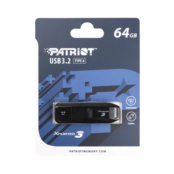 Patriot Xporter 3 Slider 64GB pendrive USB 3.2 Gen 1 - fekete