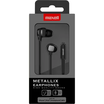 Maxell METALLIX Fülhallgató, Szürke
