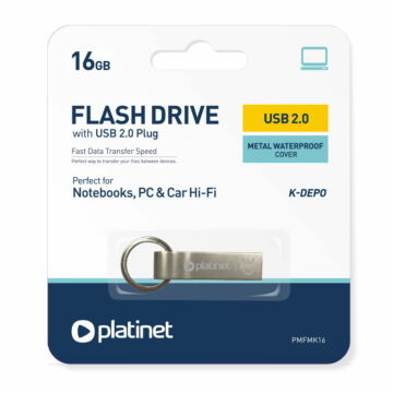  Platinet 16GB K-Depo Fém Házas Pendrive USB 2.0 44849