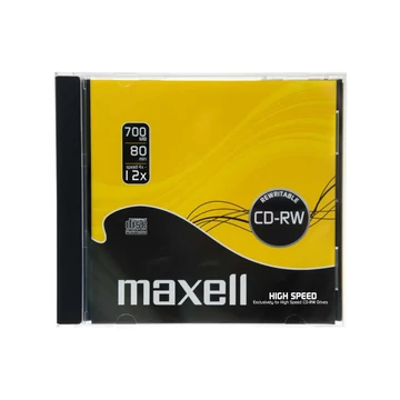 Maxell CD-RW 12X Lemez, normál tokban