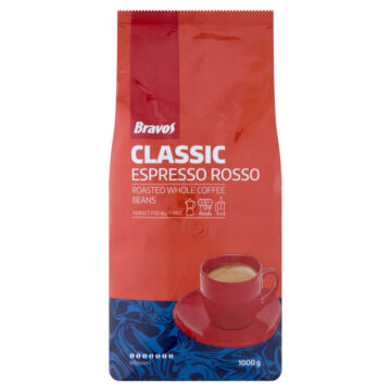 Bravos Classic Espresso Rosso szemes kávé, 1000g