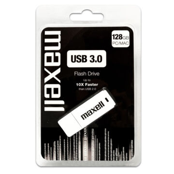 MAXELL  PENDRIVE 128GB USB 3.0  Fehér