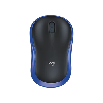 Logitech M185 vezeték nélküli egér 1600 dpi - fekete/kék