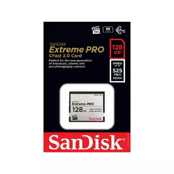SDCFSP-128G-G46D Sandisk Extreme Pro 128GB Cfast Compact Flash [525MB/s] 