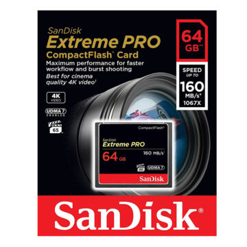 SanDisk Extreme 64GB Compact Flash Memóriakártya - SDCFXPS_064G_X46