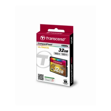 TS32GCF1000 Transcend 32GB Compact Flash High Speed 1000x Memóriakártya