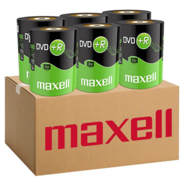 Maxell DVD+R 16X Lemez - Shrink (100) 6db-os CSOMAG!