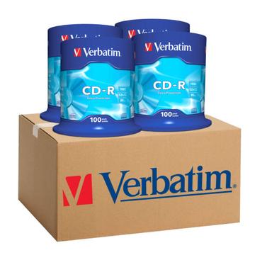 43411_4DB Verbatim CD-R 52X Lemez - Cake (100) 4db-os CSOMAG!