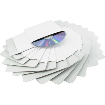 MediaRange CD-DVD karton tok ablak nélkül - fehér (50 db)