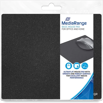 MediaRange egérpad - fekete