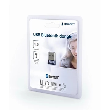 Gembird Bluetooth v4.0 Mini USB adapter - fekete-arany