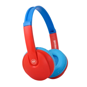 Maxell HP-BT350 KIDZ Bluetooth fejhallgató gyerekeknek - piros/kék