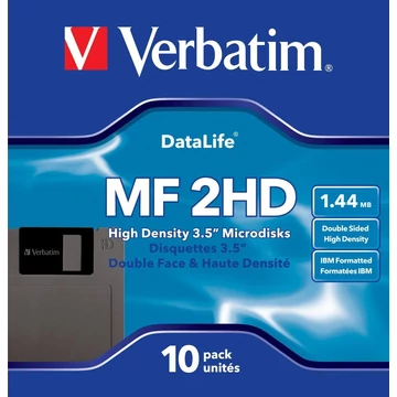 87410 Verbatim MF2HD [1,44Mb] Floppy Lemez 10db