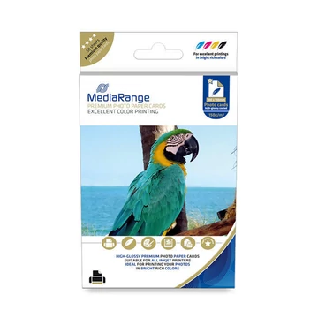 MediaRange Magasfényű Fotópapír 100x150mm 150g - fehér (D1338)