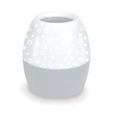 Omega LED Csillag Projektoros Éjszakai Lámpa - Szürke 45180