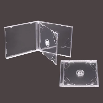 Dupla CD tok 10,4 mm - átlátszó