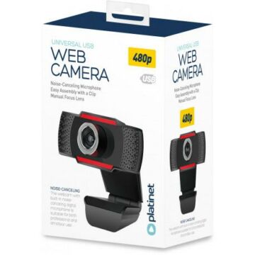 45489 PLATINET Webkamera 480P beépített mikrofonnal