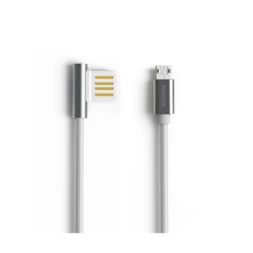 RC-054m-silver REMAX RC-054m Micro USB adatkábel, USB 2.0, Fém díszdobozban, Ezüst