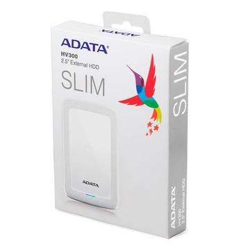 ADATA HV300 külső HDD 1TB 2.5 USB 3.1, fehér - AHV300-1TU31-CWH