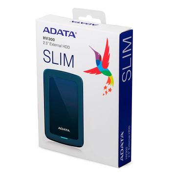ADATA HV300 külső HDD 2TB 2.5 USB 3.1, kék - AHV300-2TU31-CBL