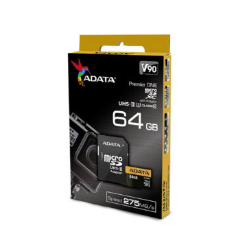 Adata Premier ONE 64GB Micro SDXC [275/155MBps] Adapter