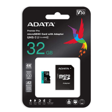 Adata Premier Pro 32GB Micro SDHC [100/80MBps] Adapter