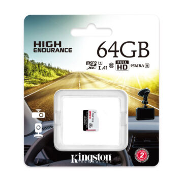 SDCE/64GB Kingston 64GB Endurance (A1) CL10 microSDHC (95R/45W)