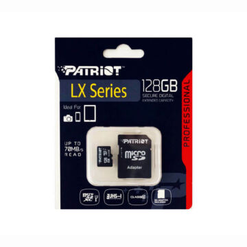 Memory card Patriot LX Series microSDXC 128GB UHS1 CL10 PSF128GMCSDXC10 - PSF128GMCSDXC10