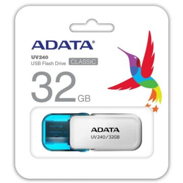  AUV240-32G-RWH ADATA UV240 PENDRIVE 32GB USB 2.0 Fehér-Kék
