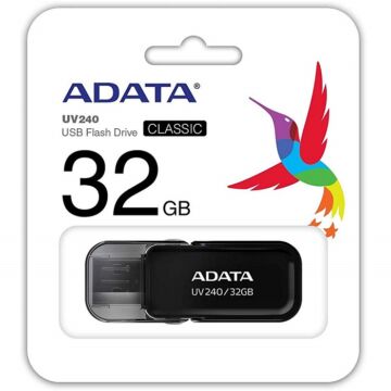 ADATA UV240 32GB Pendrive USB 2.0 - Fekete - AUV240-32G-RBK