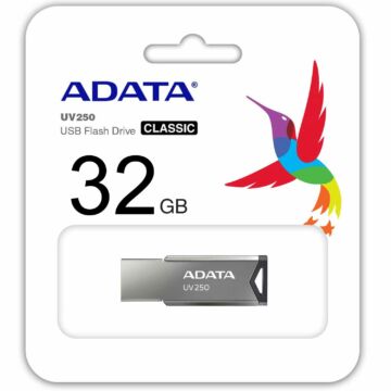 AUV250-32G-RBK ADATA UV250 PENDRIVE 32GB USB 2.0 Ezüst