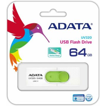 Adata UV320 32GB USB 3.0 pendrive - fehér/zöld - AUV320-32G-RWHGN