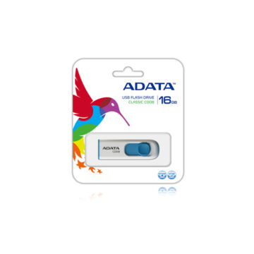 Adata C008 Classic 16GB Pendrive USB 2.0 - Fehér-Kék (AC008-16G-RWE) - AC008_16G_RWE
