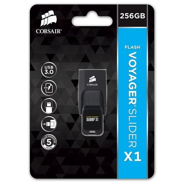 Corsair USB Flash Voyager Slider X1 256GB USB 3.0 CMFSL3X1-256GB - CMFSL3X1-256GB